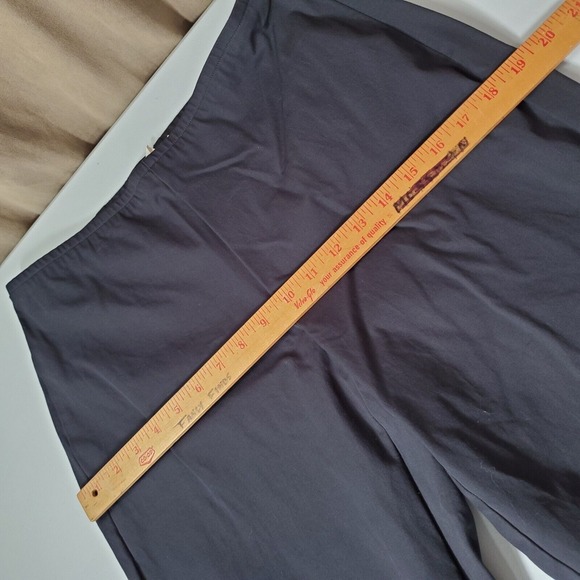 Eileen Fisher Women Twill Slim Straight Pants Medium Ankle Minimalist Office - Picture 10 of 14